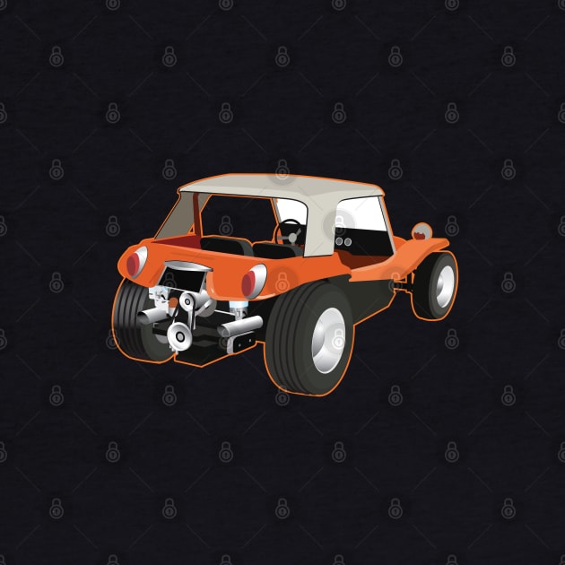 Manx Dune Buggy Back by PauHanaDesign